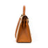 Kelly Handbag Toile and and Brown Courchevel with Gold Hardware 32