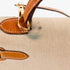 Kelly Handbag Toile and and Brown Courchevel with Gold Hardware 32