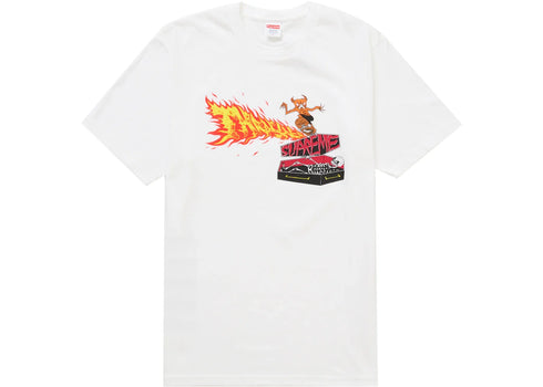 Supreme Thrasher Back Tail Tee White