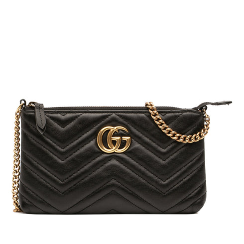 GG Marmont Chain Shoulder Bag Matelasse Leather Mini