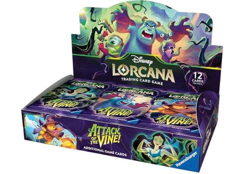 2026 Disney Lorcana Ravensburger Attack of the Vine! Booster Pack Display