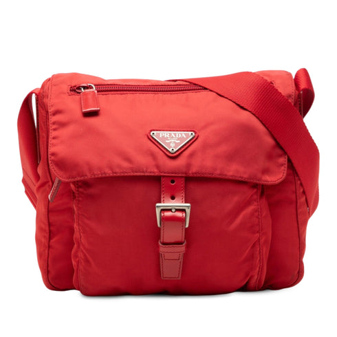 Buckle Messenger Bag Tessuto Small