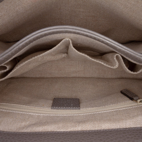 Interlocking Top Handle Bag (Outlet) Leather Medium