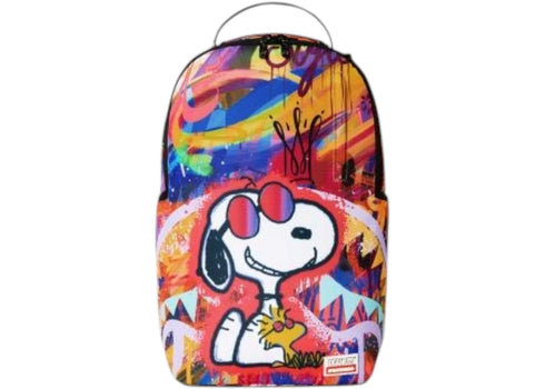 Sprayground Peanuts Snoopy Street Art Backpack Multicolor
