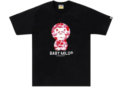 BAPE ABC Camo Baby Milo (SS25) Tee Black/Pink
