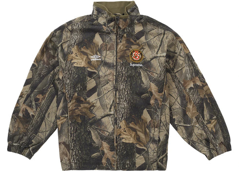 Supreme Umbro Cotton Ripstop Track Jacket (SS26) Realtree Hardwoods Camo