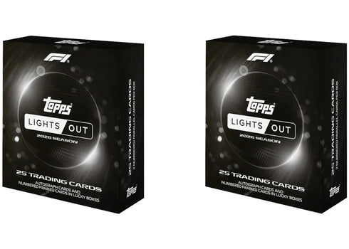 2026 Topps Formula 1 Lights Out Hobby Box 2x Lot