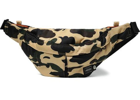 BAPE x Porter 1st Camo Waist Bag (SS18) Yellow