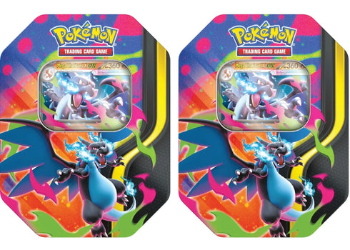 2026 Pokémon Mega Charizard X ex Tin 2x Lot