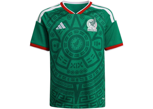 adidas Kids Mexico 2026 World Cup Home Jersey Green