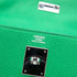 Kelly Handbag Green Togo with Palladium Hardware 32