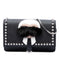 Karlito Wallet on Chain Studded Printed Leather