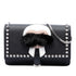 Karlito Wallet on Chain Studded Printed Leather