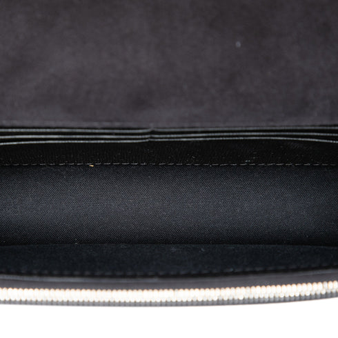 Karlito Wallet on Chain Studded Printed Leather