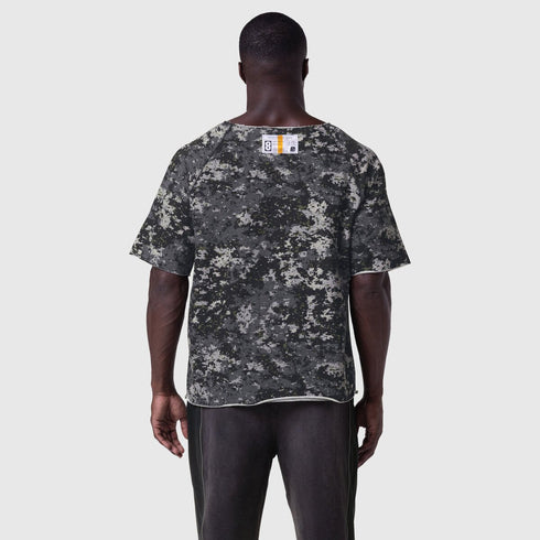 1114. Vintage Raw Hem Pump Cover - Pixel Camo