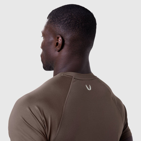 0660. AeroSilver® Established Tee - Dark Earth "Blade"