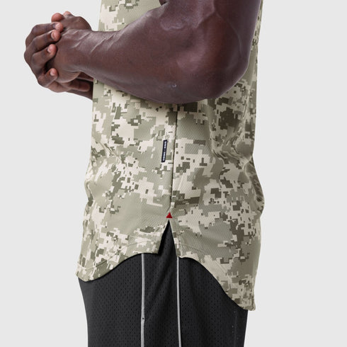 0660. AeroSilver® Established Tee - Digital Camo "Blade"