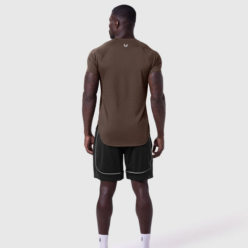 0660. AeroSilver® Established Tee - Dark Earth "Blade"