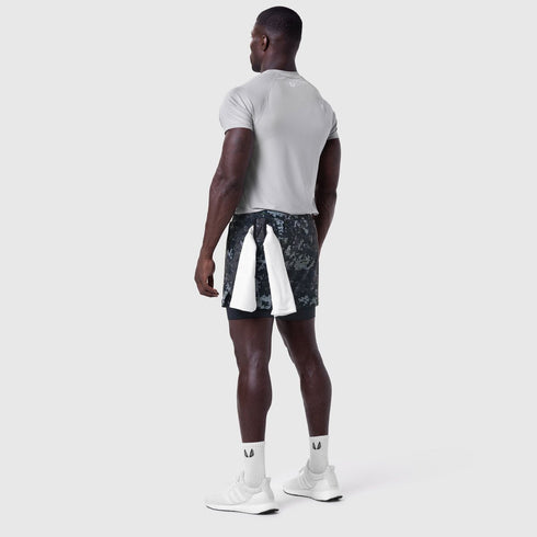 0865. Tetra-Lite® 5" Liner Short - Pixel Camo "Wings"/Black
