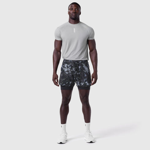 0865. Tetra-Lite® 5" Liner Short - Pixel Camo "Wings"/Black