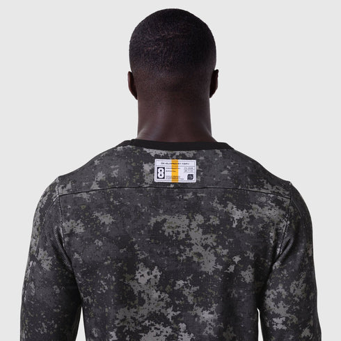 1112. Tech-Waffle™ Longsleeve - Pixel Camo