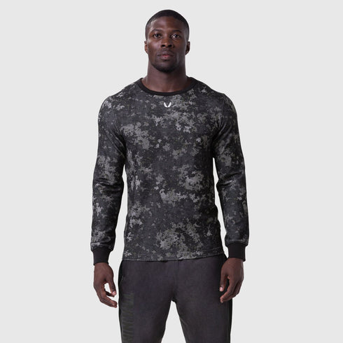 1112. Tech-Waffle™ Longsleeve - Pixel Camo