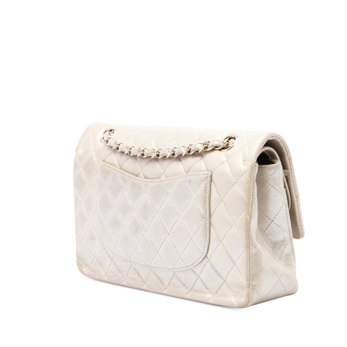 Classic Double Flap Bag Quilted Iridescent Calfskin Medium