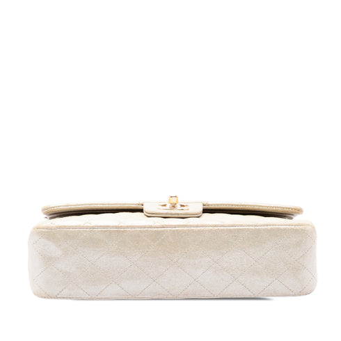 Classic Double Flap Bag Quilted Iridescent Calfskin Medium