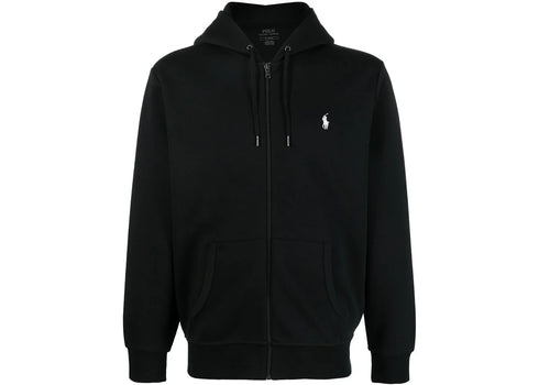 Polo Ralph Lauren Long Sleeved Full Zip Hoodie Black