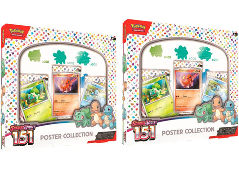 Pokémon TCG Scarlet & Violet 151 Poster Collection 2x Lot
