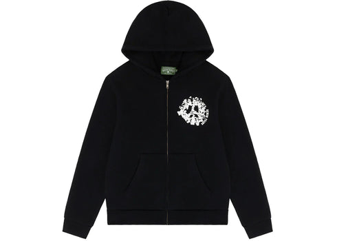 Denim Tears Denim University Zip Hoodie Black/White