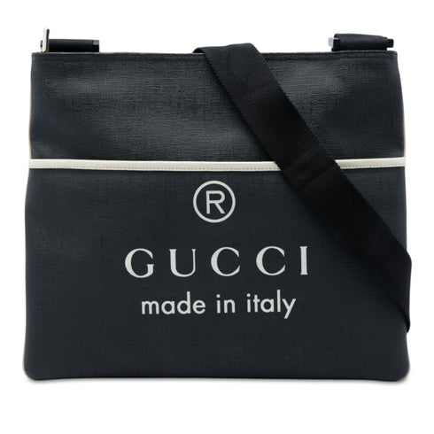 Front Pocket Messenger Bag GG Coated Canvas Large