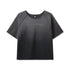 1114. Vintage Raw Hem Pump Cover - Black Sun Fade
