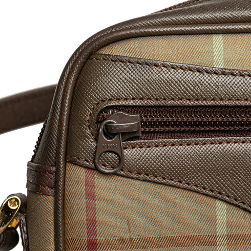 Camera Bag House Check Canvas Small