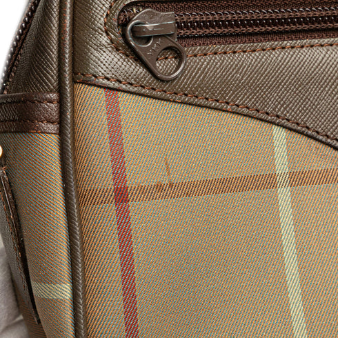 Camera Bag House Check Canvas Small