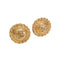 CC Logo Clip-On Earrings Metal Gold-Tone Metal