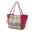 Canterbury Tote Horseferry Check Canvas and Leather Small