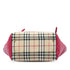 Canterbury Tote Horseferry Check Canvas and Leather Small