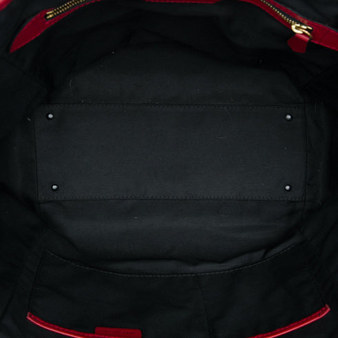 Canterbury Tote Horseferry Check Canvas and Leather Small