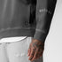 0861. Tech Essential™ Distressed Crewneck - Faded Grey