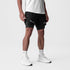 0866. Tetra-Lite® 7" Liner Short - Black "RP"/Black