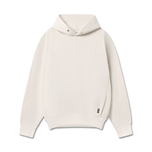 0920. Tech Essential™ Distressed Hoodie - Faded Stone