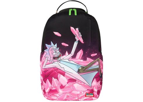 Sprayground Rick And Morty Kalaxian Crystal Shark Backpack Multicolor