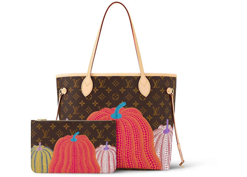 Louis Vuitton LV x YK Neverfull MM Pumpkin Print