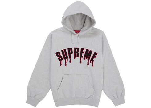 Supreme Ghostface Arc Hooded Sweatshirt Ash Grey