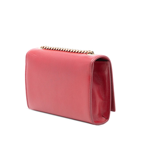 Classic Monogram Crossbody Bag Grainy Leather Small