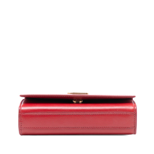 Classic Monogram Crossbody Bag Grainy Leather Small