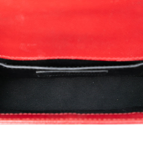 Classic Monogram Crossbody Bag Grainy Leather Small
