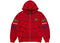 Supreme Vanson Leathers Spider-Man Zip Up Hooded Sweatshirt Red