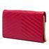 Classic Monogram Wallet on Chain Matelasse Chevron Leather Medium